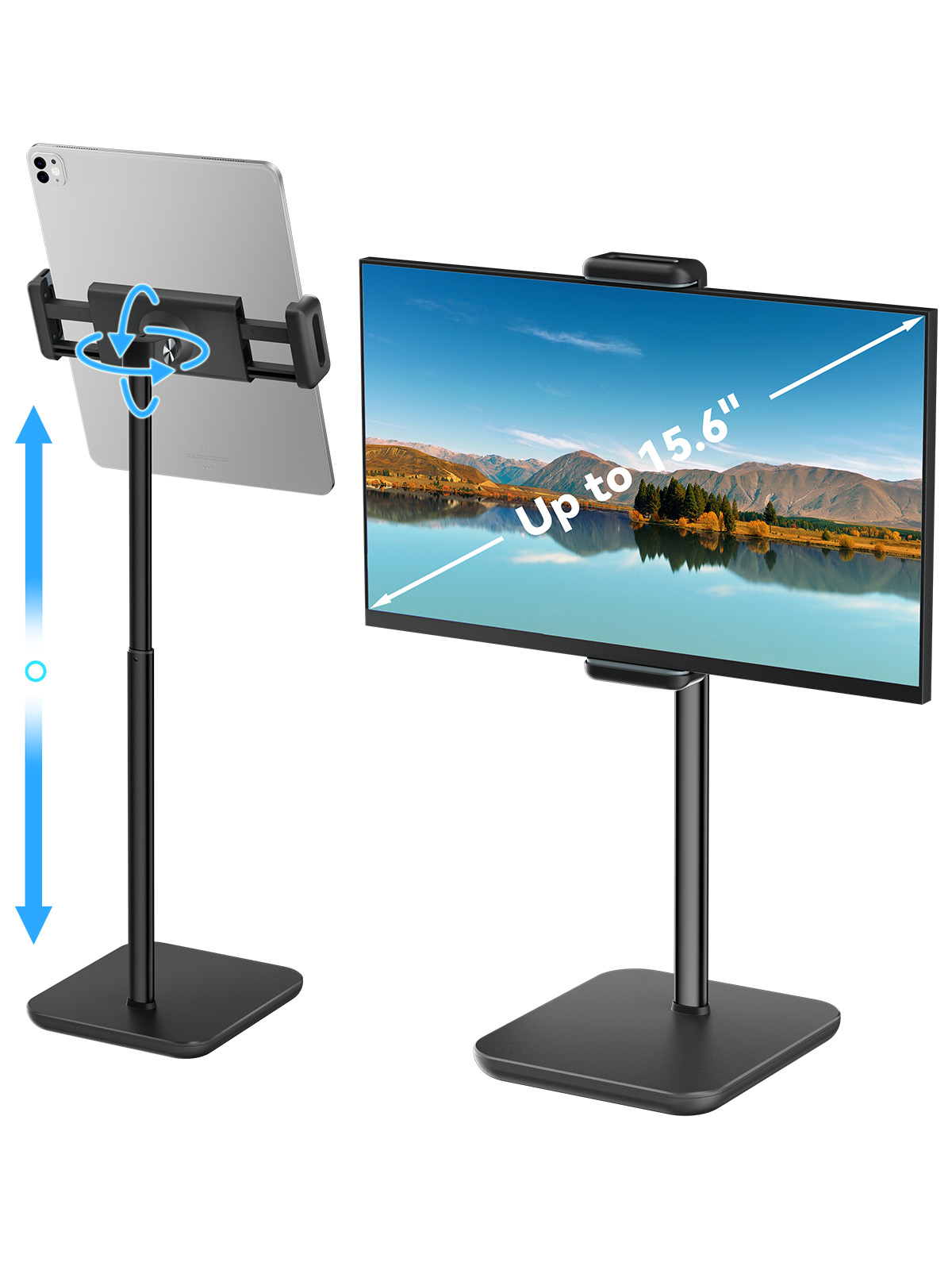 Adjustable iPad Stand with 21